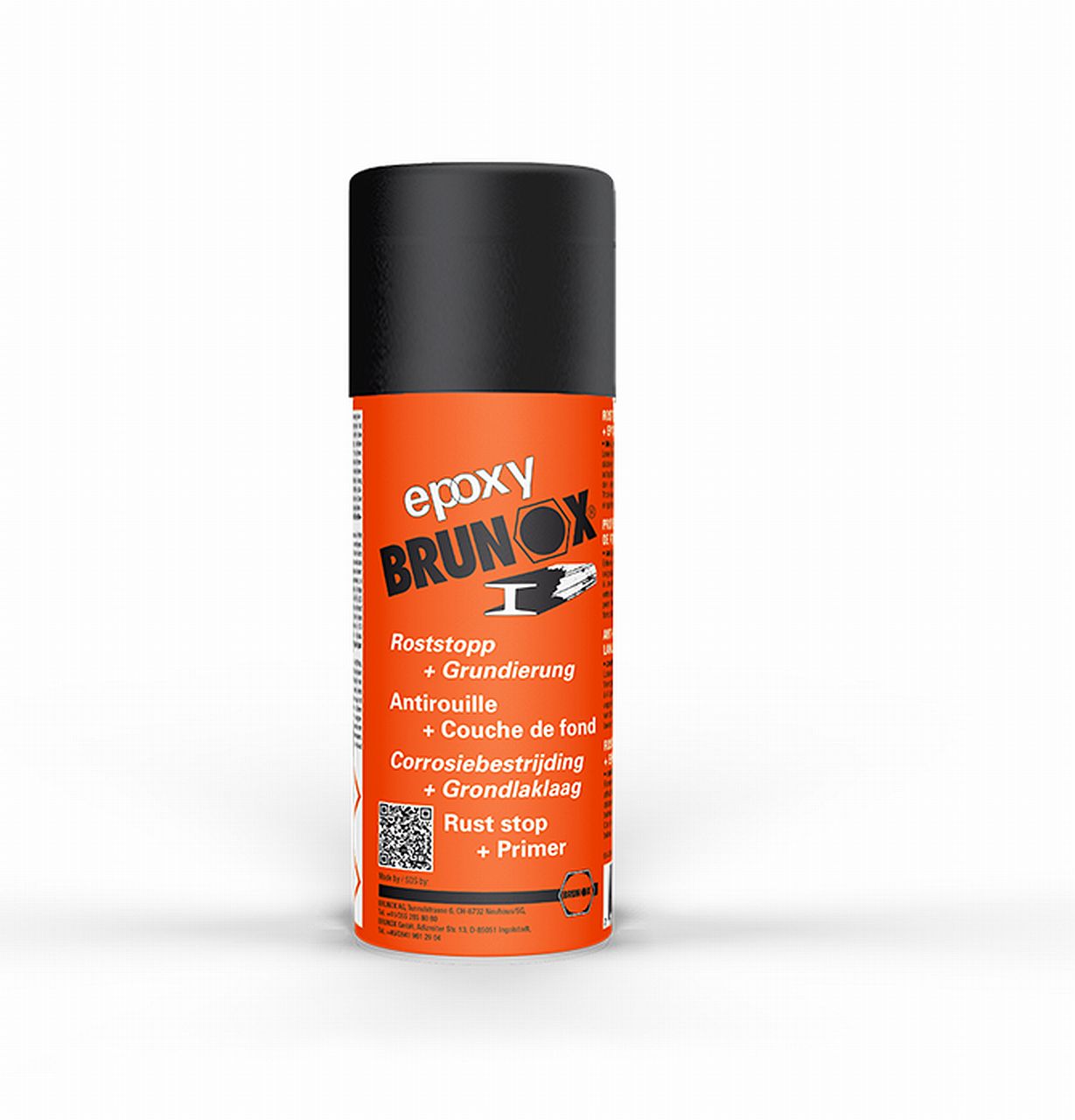 19378 Rostumwandler, Epoxy-Grundierer, Rostsanierer, Brunox, 150 ML Spraydose