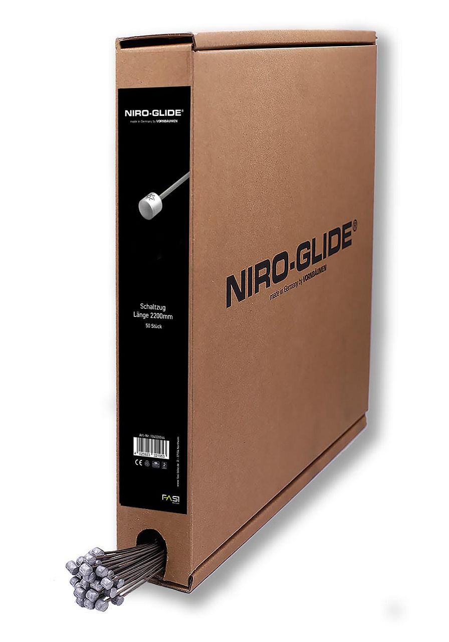 09318 Schaltzug, Ø 1.1 x 2200 mm, NIRO-Glide, Nabenschaltung, WVP