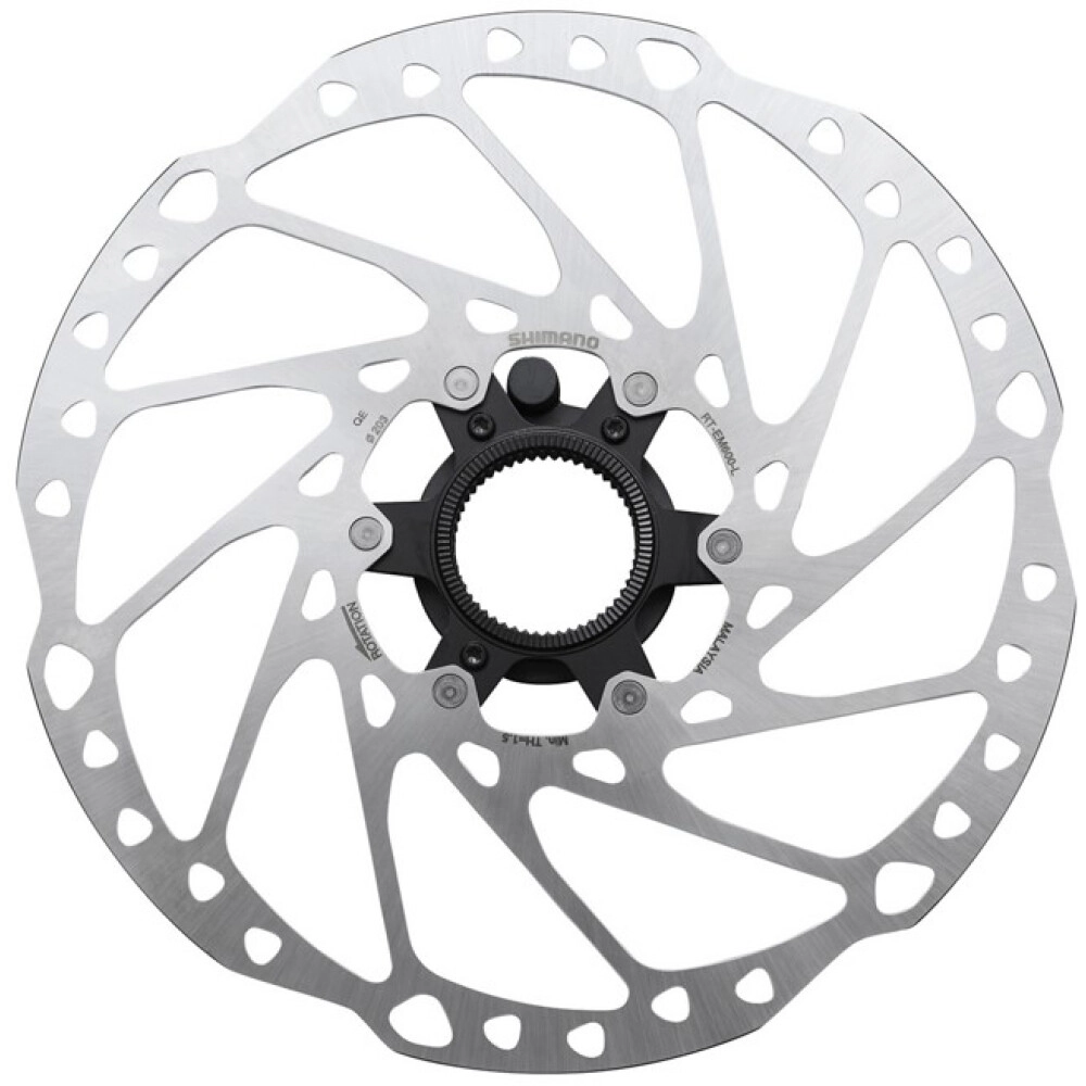 0504748 Bremsscheibe RT-EM600, SHIMANO E-BIKE SYSTEMS, Center-Lock, Edelstahl, 203 mm, inkl. Magnet