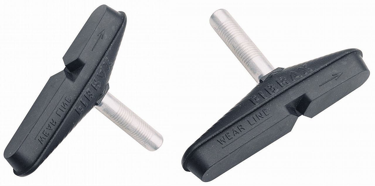 03426 Bremsschuhe Canti, 60 mm, Fibrax ASH 298, Steckbolzen, paarweise, schwarz