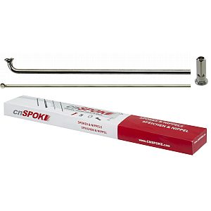26444 Nirospeichen, 2.34 x 278 mm, 100er Paket + Speichennippel
