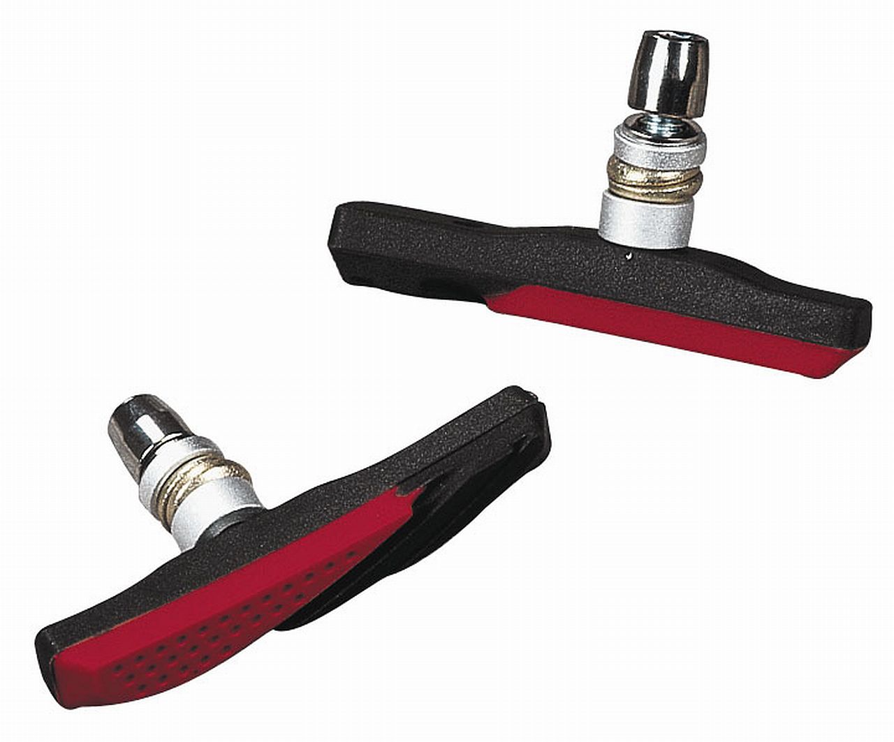 03409 Bremsschuhe V-Brake, Pro Claws, Dual Compound, schwarz-rot