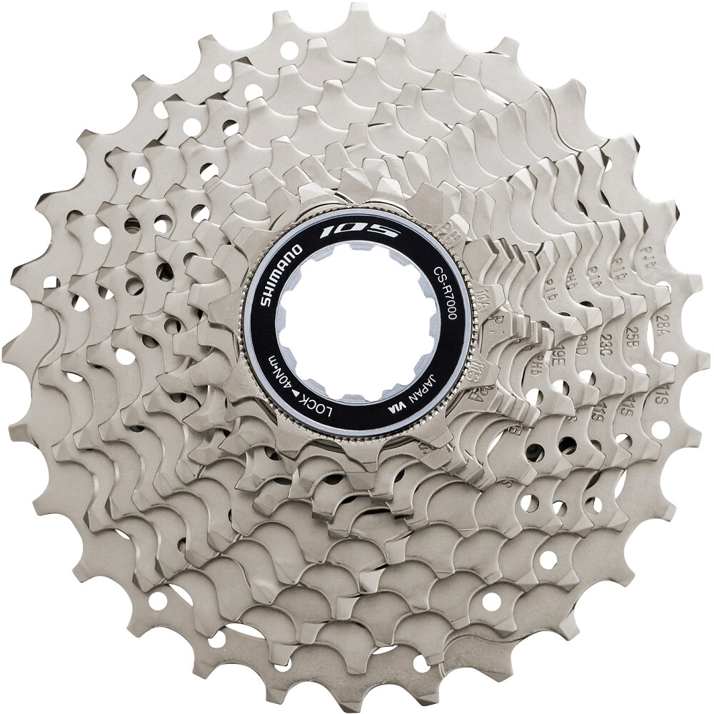 7885900 Shimano Kassette 105, 11-fach, 11-28 Zähne, CS-R7000, silber