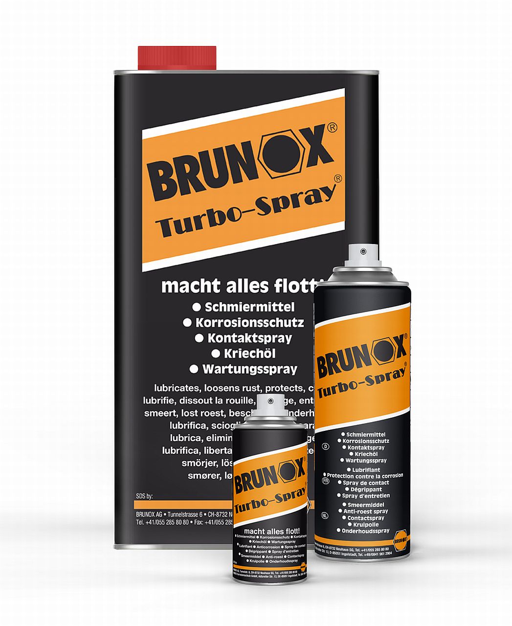 19352 Turbo-Spray, Multifunktionsspray, BRUNOX, 400 ML Spray-Dose