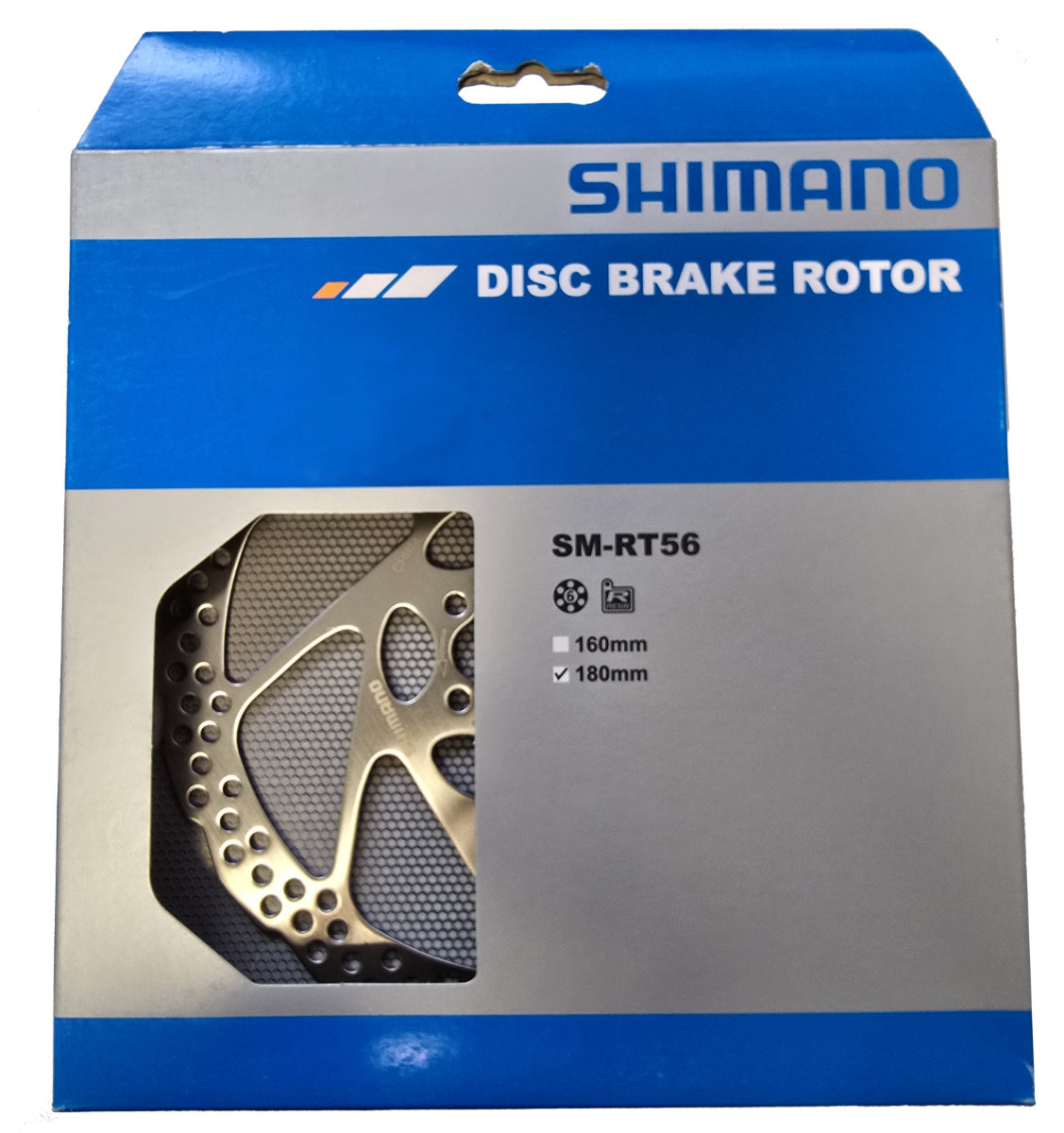 0442712 Bremsscheibe Shimano SM-RT56, 180 mm, 6-Loch, Edelstahl/Aluminium, Resin